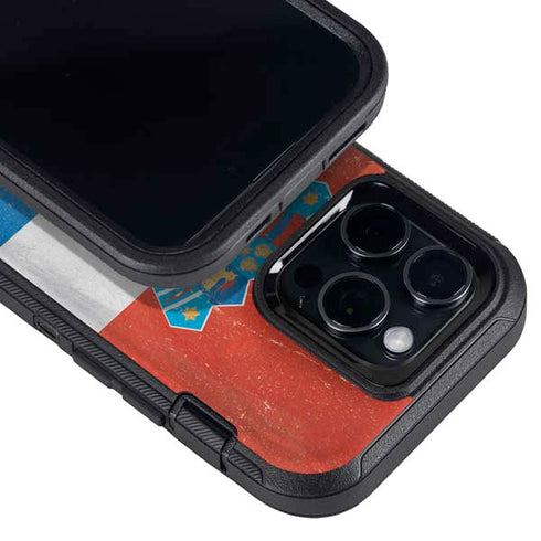 Croatia Flag Distressed Otterbox Defender iPhone Skin